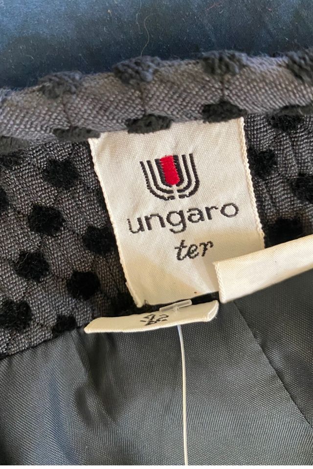 1980s Ungaro Velvet Flocked Bolero Jacket Selected By Ritual Vintage #3