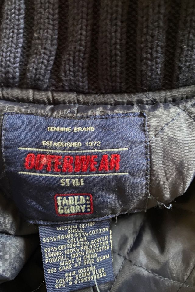 1990s Faded Glory Denim And Knit Zipper Jacket Selected By Ritual Vintage #3