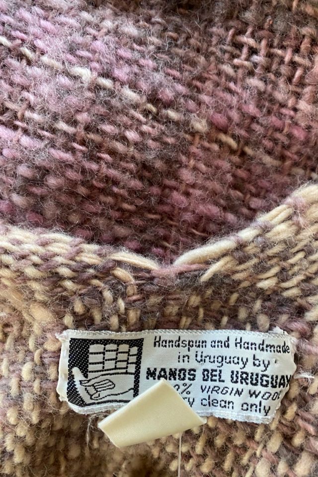 1980s Artisan Hand Woven Ombrè Shawl Poncho Selected By Ritual Vintage #3
