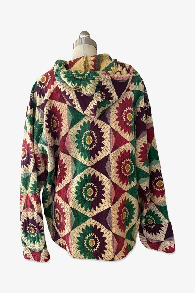 1990s Flower Power Hooded Baja Selected By Ritual Vintage #3