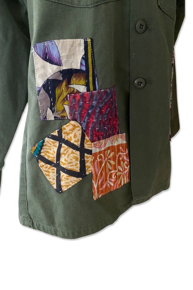 Vintage Patchwork Army Jacket Selected By Ritual Vintage #3