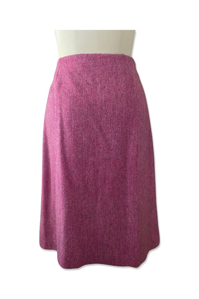 1990s Kors Bergdorf Candy Pink Button Skirt Selected By Ritual Vintage #2