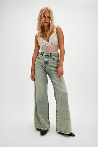 OneTeaspoon Love Machines Super Wide-Leg Jeans