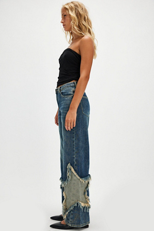 OneTeaspoon Jacksons Wide-Leg Star Jeans