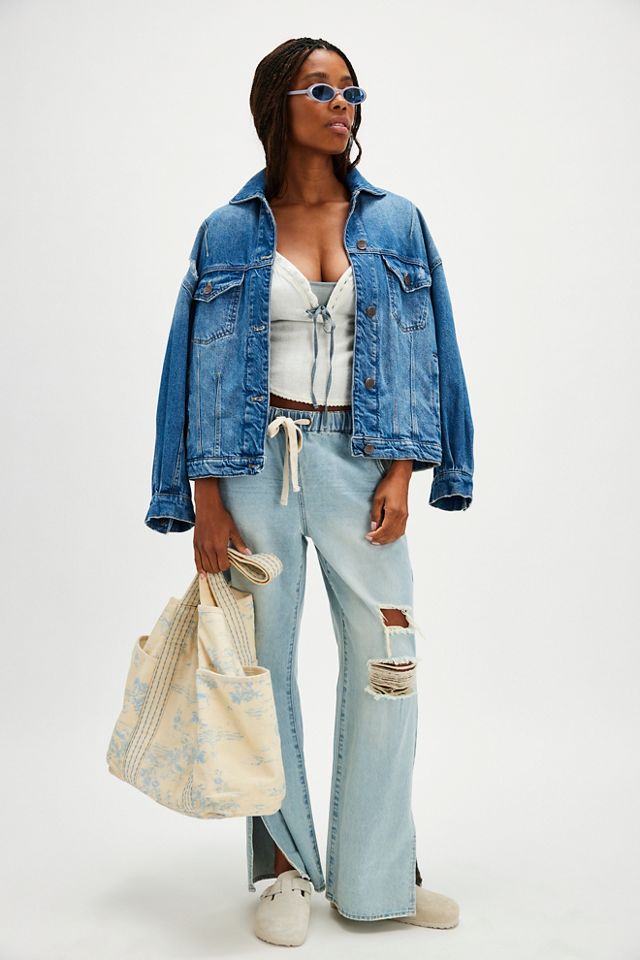 One teaspoon wide leg jeans hotsell
