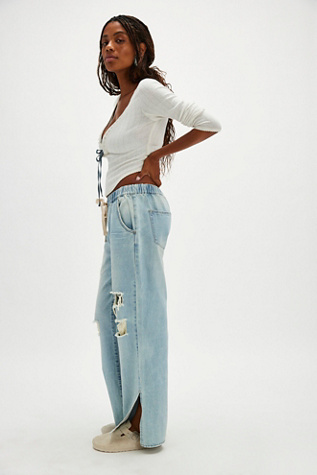 OneTeaspoon Roadhouse Wide-Leg Jeans