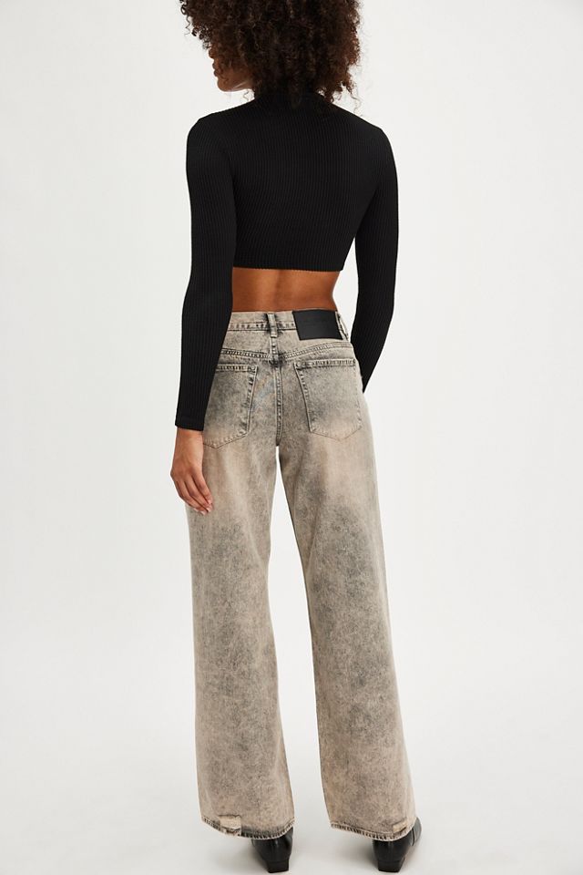 OneTeaspoon Jackson Mid-Rise Wide-Leg Jeans #1