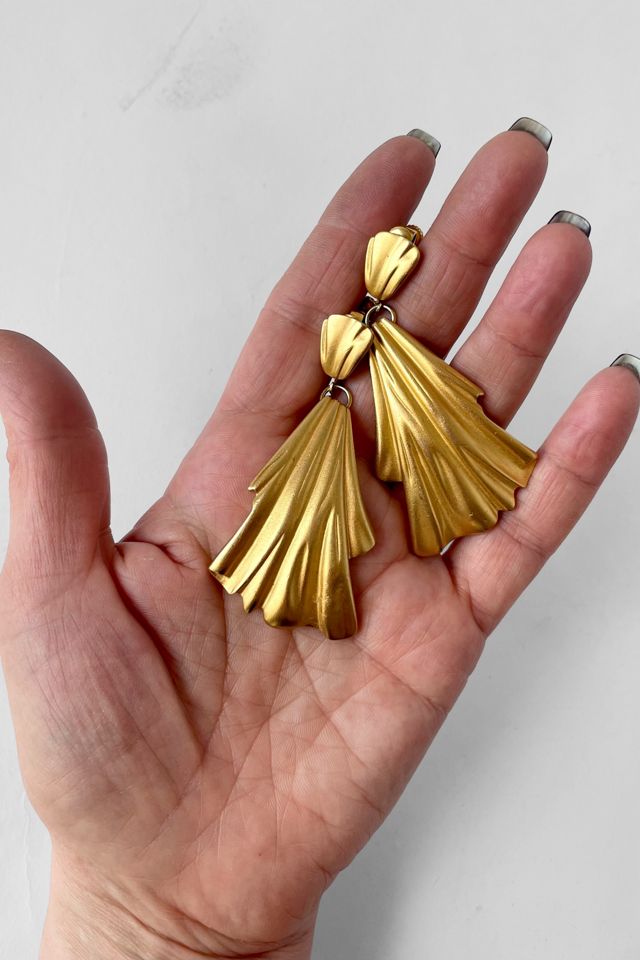Mid-Century Trompe l’Oiel Tassel Earrings Selected by MARMALADE #1
