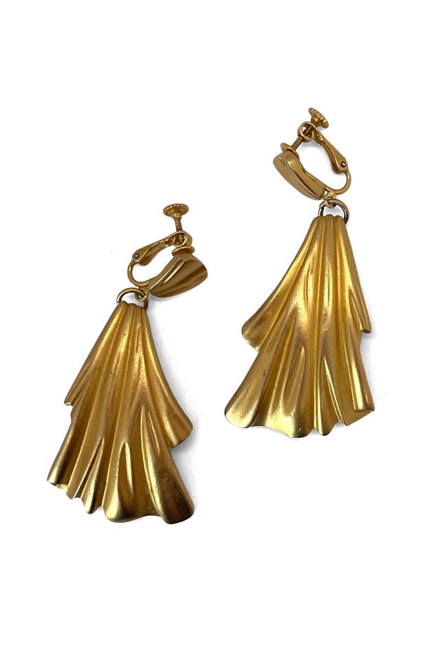 Mid-Century Trompe l’Oiel Tassel Earrings Selected by MARMALADE #2
