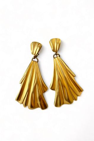 Mid-Century Trompe l’Oiel Tassel Earrings Selected by MARMALADE