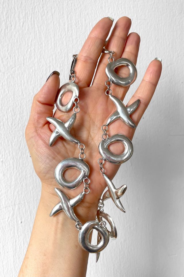 X O Sterling Silver Necklace and Earring Set Selected by MARMALADE #1