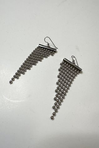 Vintage Descending Ball Chain Earrings Selected by Cherry