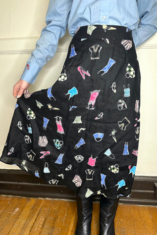 Vintage Y2K Clothing Print Skirt Selected by Cherry