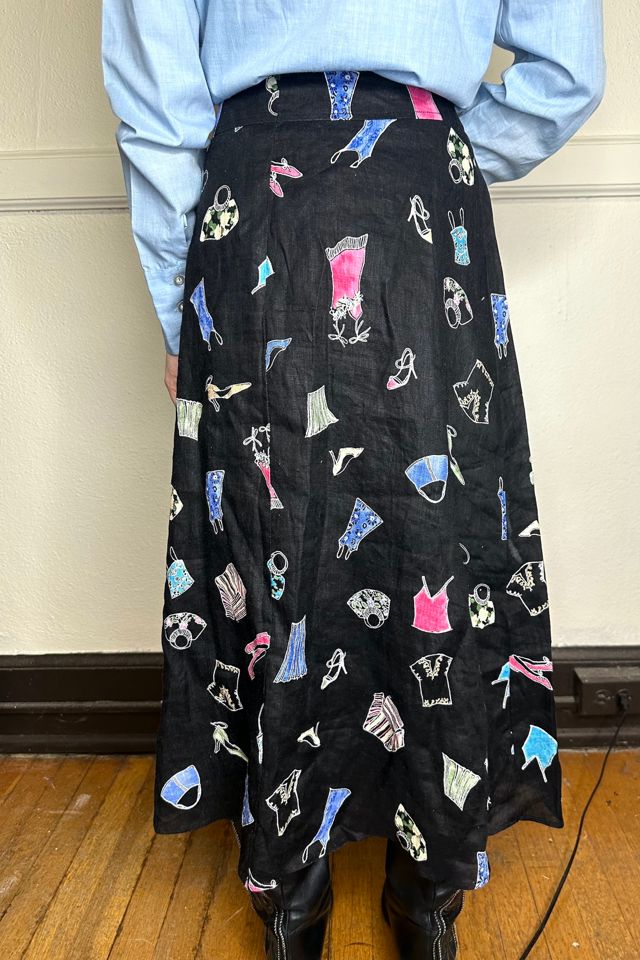 Vintage Y2K Clothing Print Skirt Selected by Cherry #1