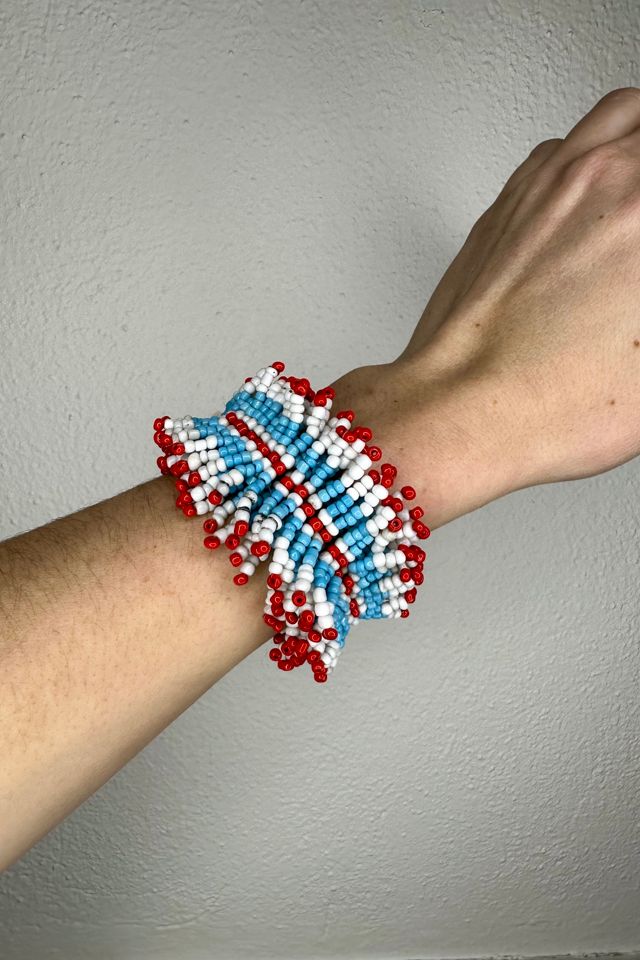 Vintage 1960s Southwestern Bead Fringe Bracelet Selected by Cherry | Free  People