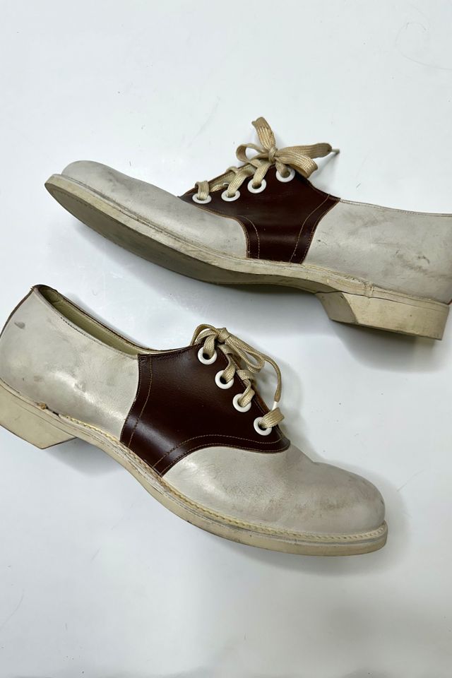 Vintage 1950s Brown Two Tone Saddle Shoes Selected by Cherry Free People