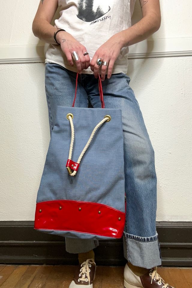 Vintage 1960s Mod Nautical Tote Selected by Cherry #1