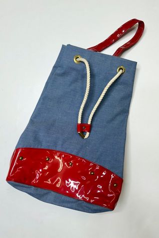 Vintage 1960s Mod Nautical Tote Selected by Cherry
