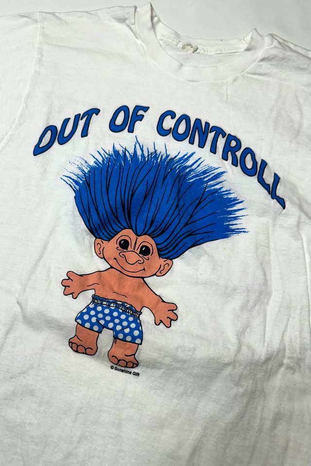 Deadstock 1990s "Out Of Control" Troll Tee Selected by Cherry #2
