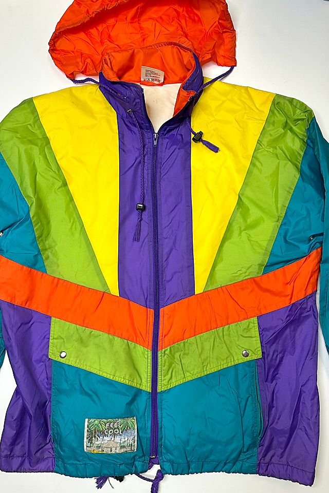 Vintage 90s Color Blocked Windbreaker Selected by Cherry Vintage 90s Color Blocked Windbreaker Selected by Cherry