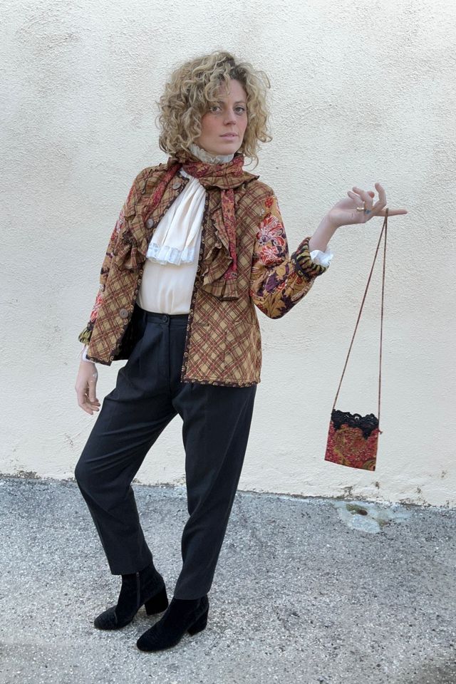 Vintage Koos Van den Akker Patchwork Suit - Raleigh Vintage