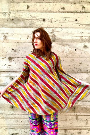 Vintage Batik Print Blouse Selected by Nomad Vintage