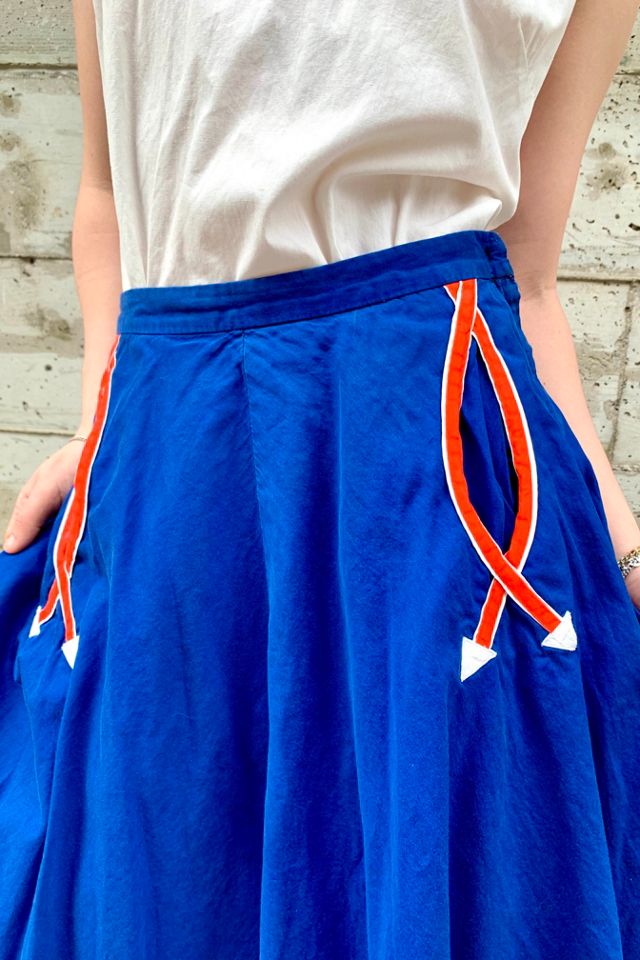 1940’s Blue Arrow Pocket Skirt Selected by Nomad Vintage #2