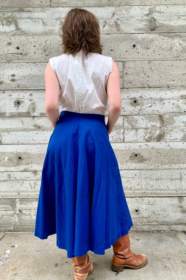 1940’s Blue Arrow Pocket Skirt Selected by Nomad Vintage #3