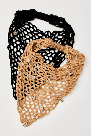 Anastasia Crochet Beaded Hair Scarf