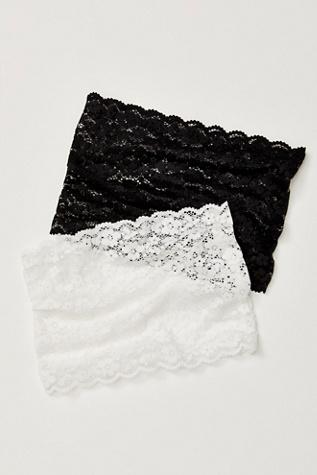 Summer Romance Soft Headband at Free People in Black Lace