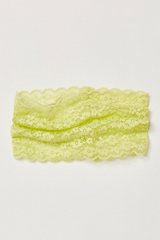 Summer Romance Soft Headband At Free People In Lime