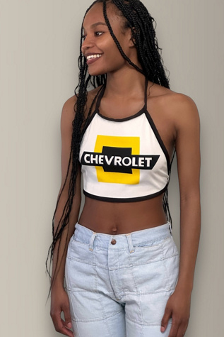 Vintage 1970's Chevrolet Halter Top Selected By Afterlife Boutique