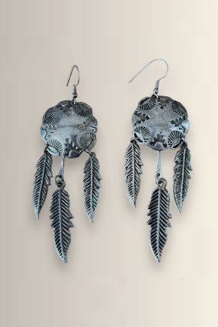 Vintage 1980's Southwest Style Earrings Selected By Afterlife Boutique