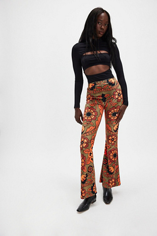 Velour Flare Pants Produced by XG （S) Velour Flare Pants Produced by XG – XGALX OFFICIAL SHOP