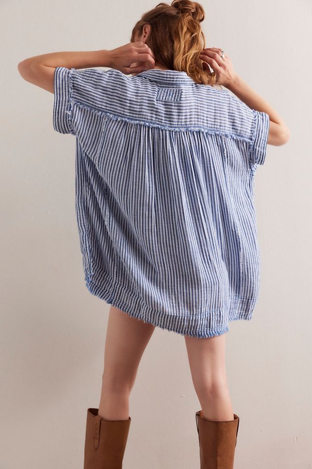 We The Free Sun Beams Indigo Shirt #1