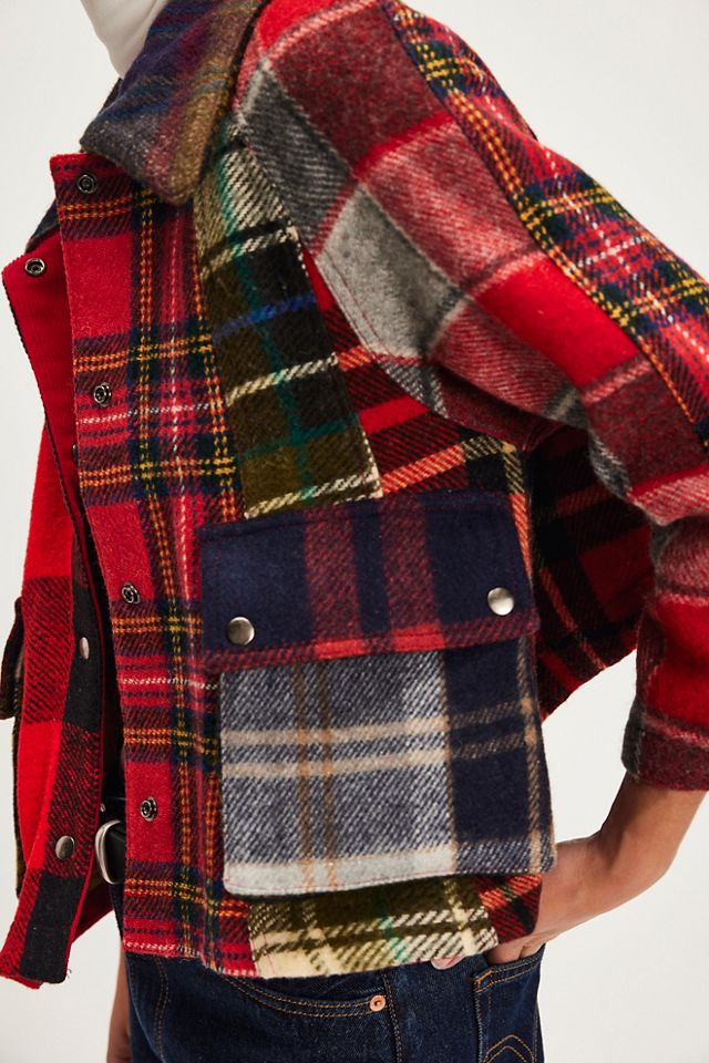 Carleen Mixed Plaid Laurel Swing Jacket #3