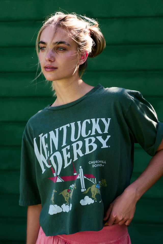 Kentucky Derby Cropped Tee #2