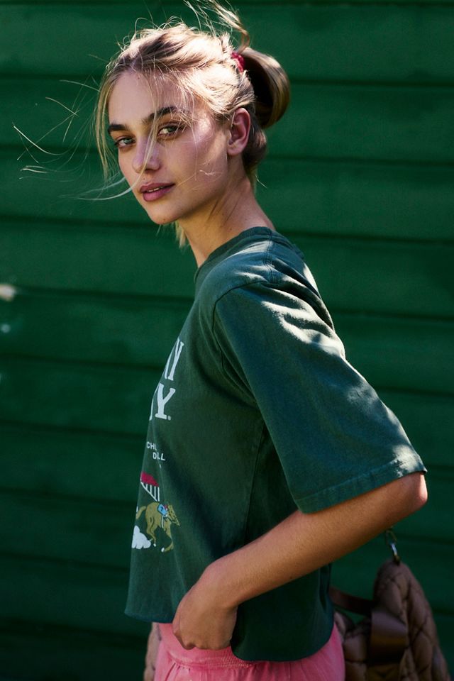 Kentucky Derby Cropped Tee #3