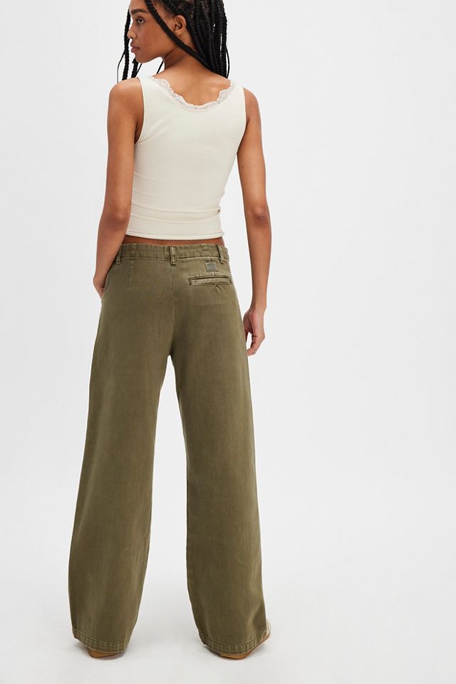 Denimist Teri Wideleg Twill Work Pants #1