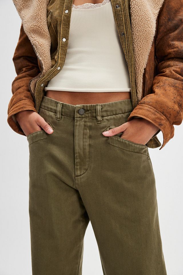 Denimist Teri Wideleg Twill Work Pants #2