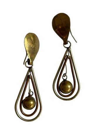 Rising Sun Turquoise Earrings