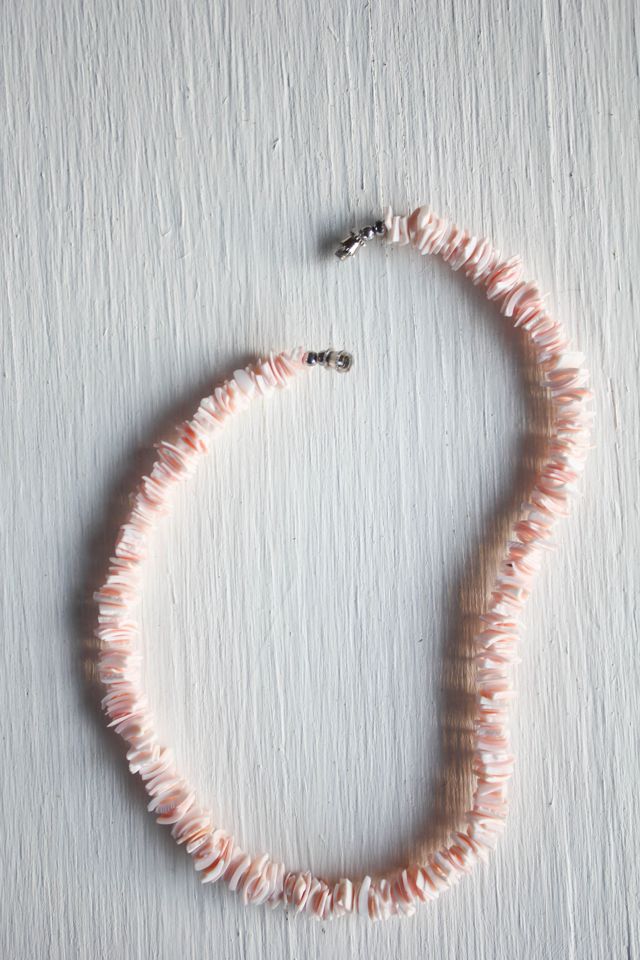 Vintage Hawaiian Pink Puka Shell Necklace Selected By Moons + Junes Vintage #3