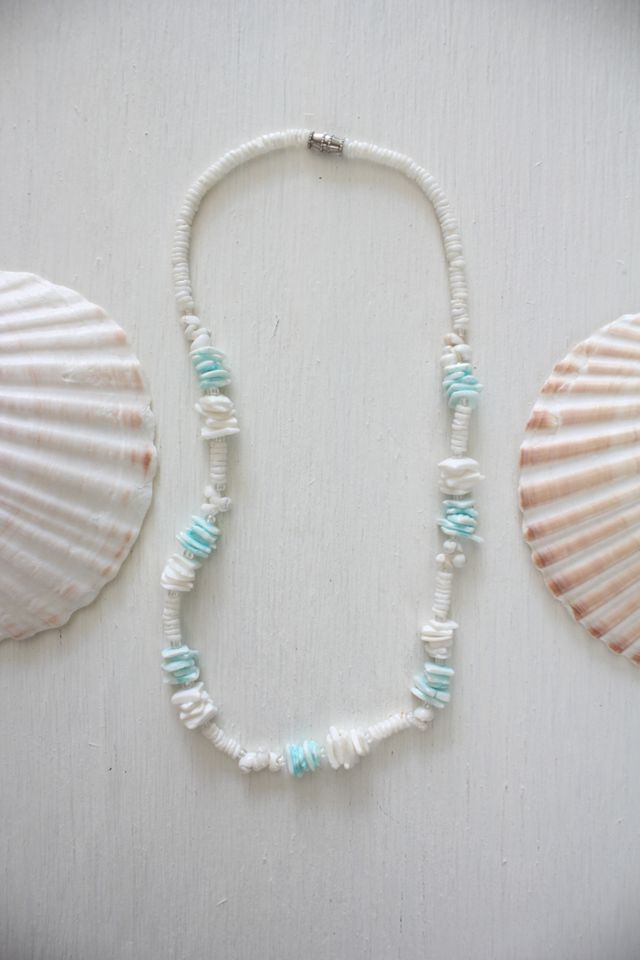 1990s Hawaiian Puka Shell Necklace Selected By Moons + Junes Vintage #1
