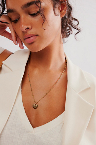 Love Song Necklace at Free People in 14K Gold Plated