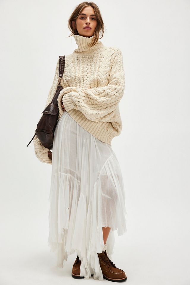 Denimist Cable Turtleneck Sweater #2