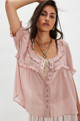 Chemisier Sweet Nothings par Free People en Mauve Pâle, pour femme