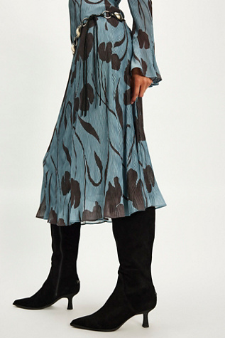 Yulia Tall Kitten Heel Boots by Circus NY by Sam Edelman at Free People in Black, Size: US 8.5