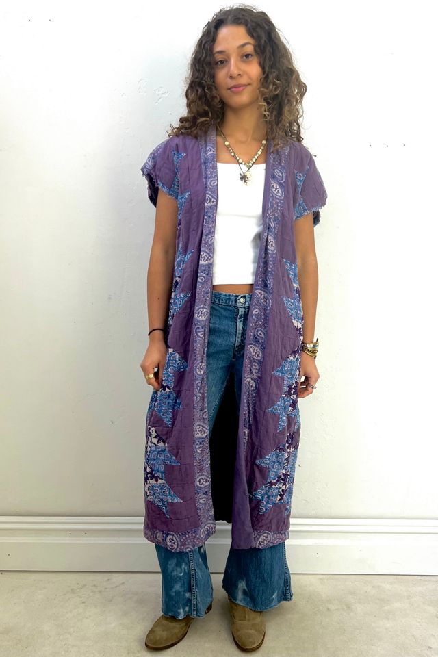Vintage Hand Embroidered Put On Shop Denim Jean Jacket Selected by Anna Corinna