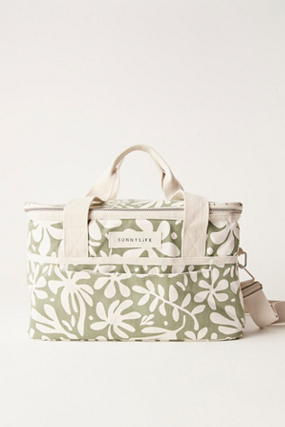 Canvas Cooler Bag By Sunnylife At Free People In The Vacay Olive