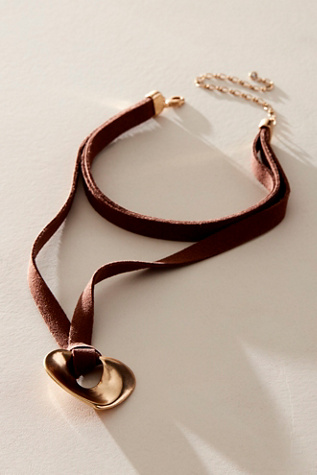 Jupiter Double Choker at Free People in Tan